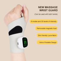 Masajeador de muñeca inalámbrico, masajeador de mano recargable por USB de 8 modos, instrumento de masaje de mano desmontable suave, relaja los músculos - details 11