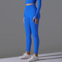 Hamidou-Pantalones deportivos de Yoga para mujer, mallas de cintura alta y caderas ajustadas, glúteos de melocotón, pantalones de Yoga desnudos de cintura alta - details 77