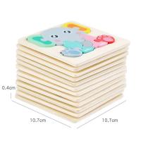 Juego de rompecabezas de madera Montessori para niños pequeños, juegos para bebés, juguetes educativos y de aprendizaje de inteligencia de 1, 2, 3 y 4 años - details 3