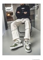 2024 nuevos zapatos deportivos informales de gran tamaño para hombres, zapatos con Panel de cuero elevado de suela gruesa, tallas 39-48 - details 15