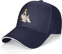 Border Collie Gorra de béisbol Hombres Mujeres Ajustable ed Arena Papá Sombreros Sombrero de Golf - details 2