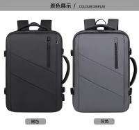 Bolso para Computadora de Negocios de Gran Capacidad Mochila de Cuero Anti-Salpicaduras con Sensación de Alta Gama - details 5
