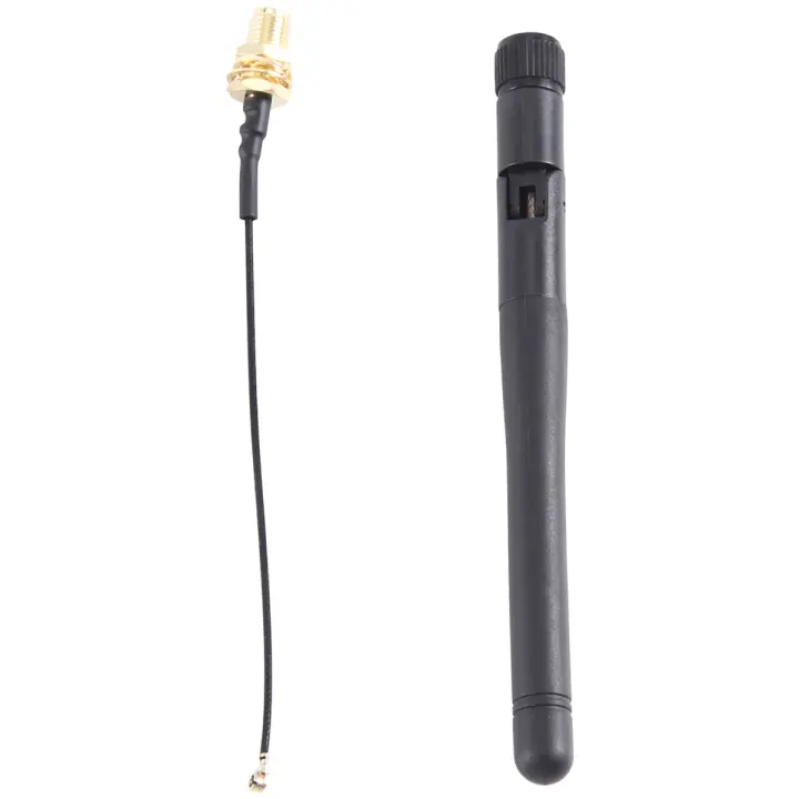 Antena Lorawan de goma impermeable, enchufe de RP-SMA de 3Dbi GSM, 433Mhz, IPX a SMA, extensión de Cable pequeño - 1
