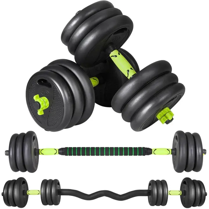 Pesas Ajustables de 20-40KG con Barra de Enlace Ideales para Mancuernas y Gimnasios en Casa con Agarre Antideslizante - 1