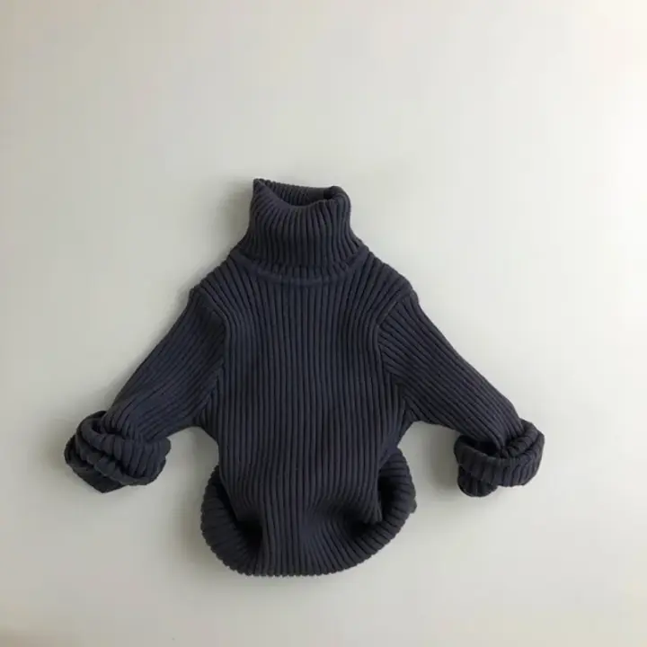 Suéteres de invierno para niños y niñas, suéteres eered rt, clong de punto alto, clong para niños - 1