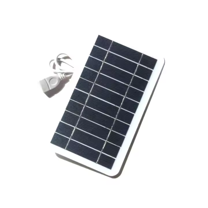 Panel Solar USB de Alta Potencia Carga Solar para Teléfono Móvil Portátil, Impermeable, Ideal para Senderismo y Camping - 1