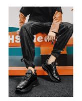 Zapatos Deportivos para Hombres Tamaño Grande, Estilo Coreano, Base de Placa Gruesa, Moda de Papá, Popular - details 8