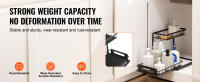 Organizador de Gabinete de Deslizamiento de Doble Nivel Succebuy Ancho de 10.7'' x Altura de 14.2'' - details 4