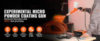 Sistema de recubrimiento en polvo SucceBuy: kit completo con pistola pulverizadora, interruptor de pie, boquillas y vasos para polvo. Salida electrostática de 50KV. Ideal para bricolaje doméstico y producción comercial. - details 0