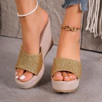 zapatos de zapatilla de tacón de cuña de verano para mujer - details 5