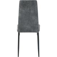 Sillas de Comedor Juego de 4 Sillas de Metal para Cocina, Silla de Mesa Comoda Silla con Asiento Tapizado, Negro - details 100