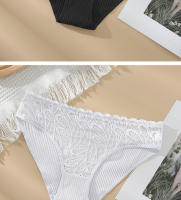 Ropa Interior de Algodón Para Mujer, Bragas de 1 piezas en M-XL, Rosa Gris, Blanco, Negro, Calzoncillos de Tiro Bajo, Lencería Suave y cómoda - details 7