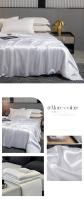 Bonenjoy Edredón sedoso, edredón con sensación fresca, manta de verano, edredón de estilo lujoso, colcha agradable para la piel para el hogar (sin funda de almohada) - details 13