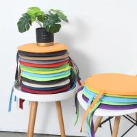Cojines de Esponja Redondos en Venta Caliente Almohadillas de Silla de Comedor Jardín con Correa - details 5