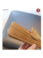 Zapatos planos de cuero para niño, mocasines informales versátiles, clásicos y sencillos, antideslizantes, para la escuela, primavera y otoño - details 7
