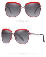 Gafas de Sol Polarizadas para Mujeres Lente de Gradiente Oculos de Sol Cuadrados de Marca de Lujo - details 18