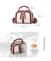 Bolso de hombro de las mujeres de cuero de la PU Crossbody bolso pequeño del mensajero del bolso ancho del hombro del bolso - details 0