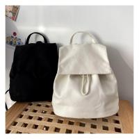 Mochila pequeña simple mochila de mujer bolsa pequeña de lona pequeña y liviana salir viaje de excursión de primavera - details 21