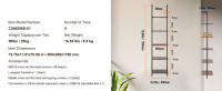 SucceBuy Estante para tuberías industriales, montaje en pared, almacenamiento, cocina, dormitorio, baño, sala de estar - details 13