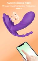 Consolador vibrador con Bluetooth para mujer, estimulador de clítoris, masajeador de punto G, productos para adultos, Juguetes sexuales para bragas femeninas - details 5