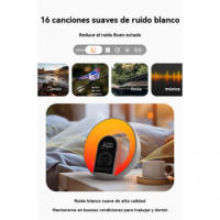 Altavoz Bluetooth Fantasía Dazzle Color Luz Ambiental Decoración de Escritorio Cargador Inalámbrico Portátil - details 5