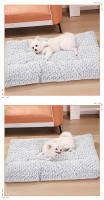 Cama para Perro de Veludo Rosa Grande Mediano Circular de Mezcla Textil Recomendado para Todas las Raças de Perros Suave y Peluche - details 7