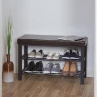 Taburete de Metal-Cuero Sintético 6-8 Pares Negro Tamaño 49x81x31 cm - details 11