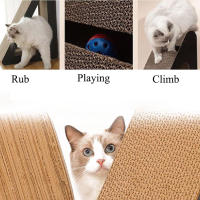 Rascador de cartón para gatos, texturas de alta densidad, promueve actividad, adecuado para compañero íntimo - details 6