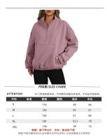 Otoño Invierno nueva moda sudadera Casual mujer bolsillo pulóver cuello alto manga larga Top - details 0