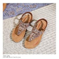 Sandalias Mujer 2025 con Cristales y Plataforma |   Tira en Dedo para Verano, Diseño Elegante y Fresco para Playa y Ciudad - details 28