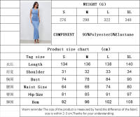 Elegante vestido plisado lateral de mujer falda alta y larga - details 0