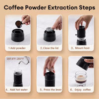 Cafetera portátil 3 en 1, máquina de café expreso de cápsulas manual sin calefacción, no eléctrica, adecuada para cápsulas Nespresso, cápsulas Dolce Gusto y moler café, adecuada para coche, viajes, oficina, camping y senderismo, el mejor regalo - details 6