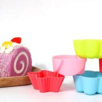 Molde de silicona para pastel de flores, Mini moldes de jabón DIY resistentes al calor, molde de hielo reutilizable, nuevo, 5cm - details 2