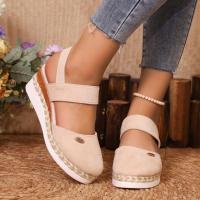 Sandalias de verano de moda con tacón de cuña para mujer - details 4