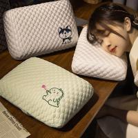 Colchoneta para dormir de verano de Material suave, almohada lavable y transpirable para estudiantes, efecto refrescante, cómoda almohada para siesta por la tarde - details 8