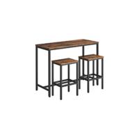 Taburetes de Bar de Metal Suave Juego de Dos con Reposapiés de Diferente Altura - details 5