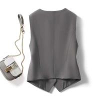 Chaleco Tre para mujer, chaqueta corta sin mangas, usado, informal, a la moda, para personas mayores, 2024 - details 14