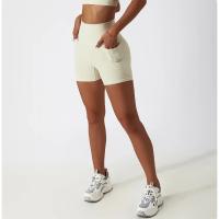 Shorts de Cintura Alta de Verano Pantalones Deportivos de Nylon con Percha de Glúteos para Mujeres - details 7
