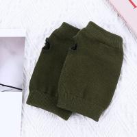 Guantes sin dedos de Color sólido para mano, muñeca, brazo, tejido de ganchillo, mitones de lana sintética, media manopla, guantes de ciclismo, guantes de medio dedo - details 8