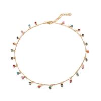Gargantillas de bola pequeña de cuentas de una sola capa para el cuello, accesorios de moda, collares de joyería, cadena de clavícula - details 3