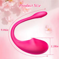 Vibrador Inalámbrico Bluetooth Huevo de Estimulación Clitoris Controlado por APP - details 8