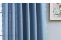 Cortinas de Salón con Efecto Lino,Cortina translúcida, Decoración del Hogar Moderna para Dormitorio,Comedor y Estudio - details 10