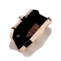 Textura metálica cubo de agua paquete de banquetes de bodas de moda femenina bolso de bodas vestido de celebridades bolso de bolsos pequeños - details 8
