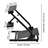 SucceBuy G920 juego de carreras volante soporte palanca de cambios montaje entretenimiento en casa apto para Logitech G29 G25 G27 soporte de juego de carreras - details 7
