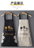 Cocina doméstica hombres mujeres a prueba de aceite impermeable cintura moda café monos delantal accesorios de cocina - details 6