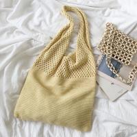 2025 Bolso de punto hueco para mujer, bolso tejido con dopamina, bolso de un solo hombro moderno y versátil, bolso de mano, Navidad - details 32