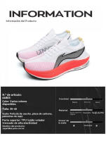 Zapatos para correr Zapatos de malla transpirables para hombre de verano, zapatos casuales deportivos ligeros unisex - details 21