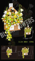 Ladrillos creativos para colgar en la pared, flores eternas Moc, bloques de construcción, orquídeas, peonías, juguetes de moda con luz, regalos para niñas - details 0