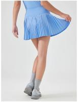 Nuevas faldas pantalón de tenis deportivas para mujer, medias de cintura alta, pantalones cortos de tenis para Yoga, faldas con bolsillos, minifaldas plisadas sólidas antiagotamiento - details 14
