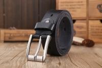Cinturones de diseñador para hombre, piel de vaca auténtica de alta calidad, color marrón, de lujo,talla grande, 100% grano real - details 22